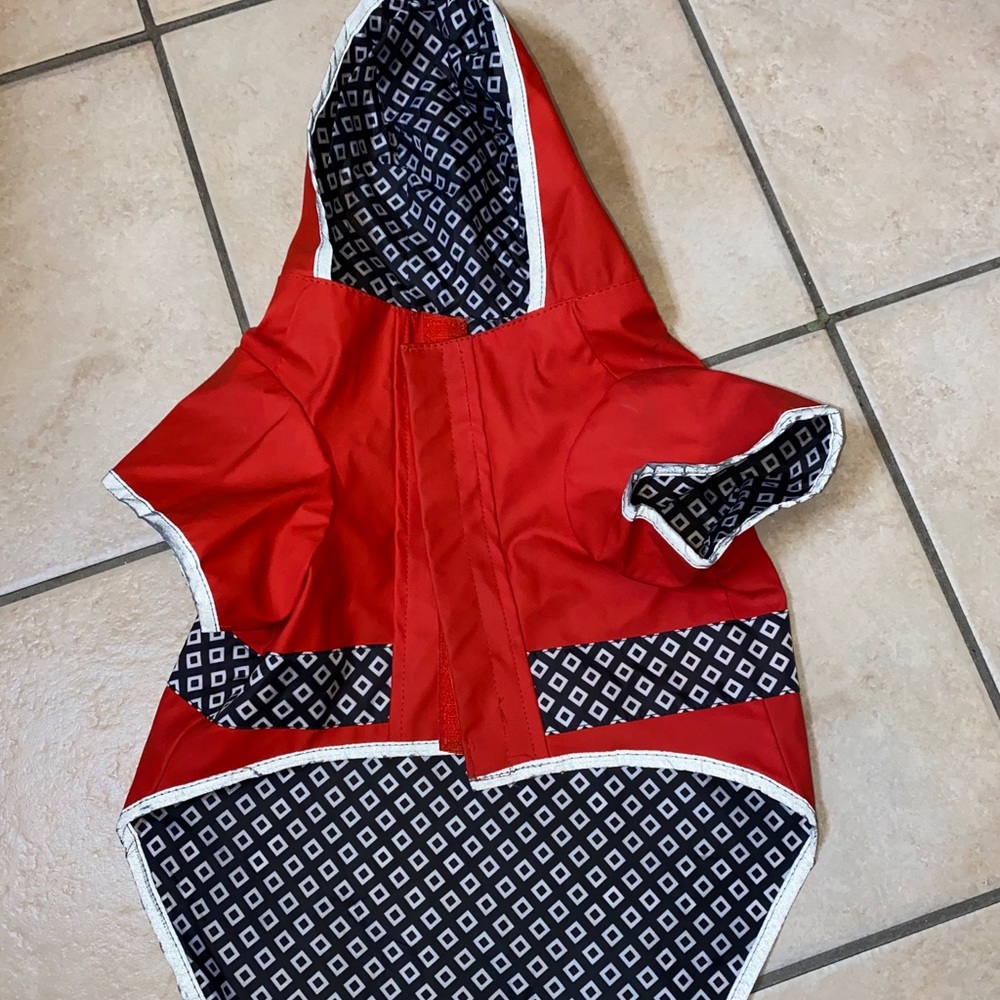 Red Raincoat for Dog